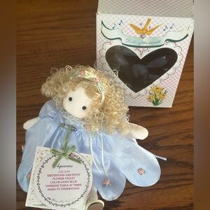 Vintage Collectible Musical Motion Adorable Aquarius Doll